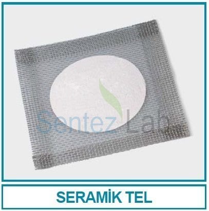 İSOLAB 050.06.001 seramik tel - 150 x 150 mm Amyant Tel