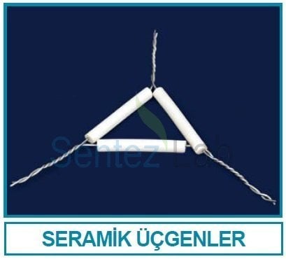 İSOLAB 050.07.050 seramik üçgen - 50 mm