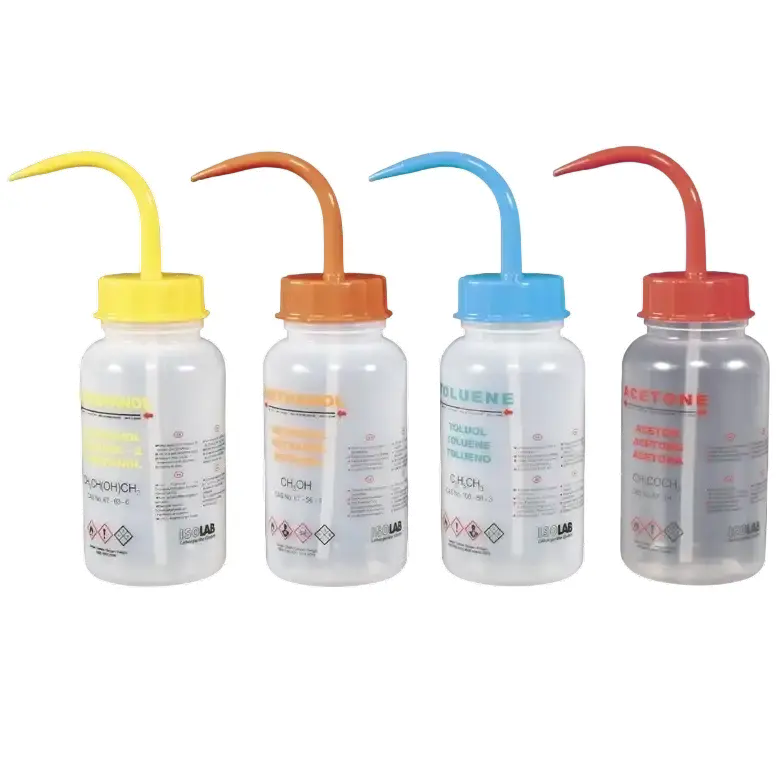 ISOLAB  Piset - Orta Boyunlu - Baskılı - Aseton - 500 Ml