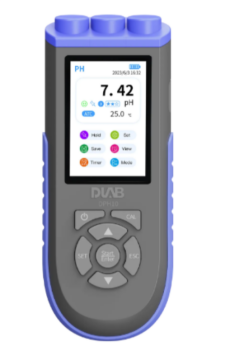 DLAB DPH10 Taşınabilir pH Metre | Renkli Ekranlı Profesyonel pH Ölçüm Cihazı