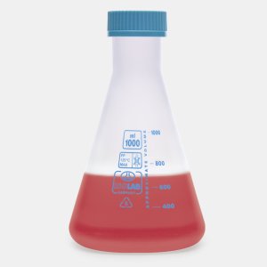 İSOLAB 028.03.901 erlen - P.P - vida kapaklı - 1000 ml