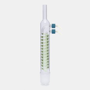İSOLAB 035.14.250 soğutucu- Dimroth - soxhlet için - 100/250 ml - erkek şilif : NS 45/40 - P.P yan kol