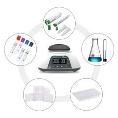 JOANLAB VM500S Çok Plakalı Vorteks Karıştırıcı WM501 ve WM502 ile 0... 3000 rpm / 4 x 50 mL/9 x 15 mL/12 x 5-10 mL/24 x 2 mL / 4.5 mm