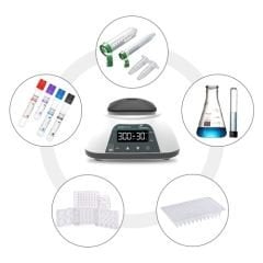 JOANLAB VM500S Çok Plakalı Vorteks Karıştırıcı WM501 ve WM502 ile 0... 3000 rpm / 4 x 50 mL/9 x 15 mL/12 x 5-10 mL/24 x 2 mL / 4.5 mm