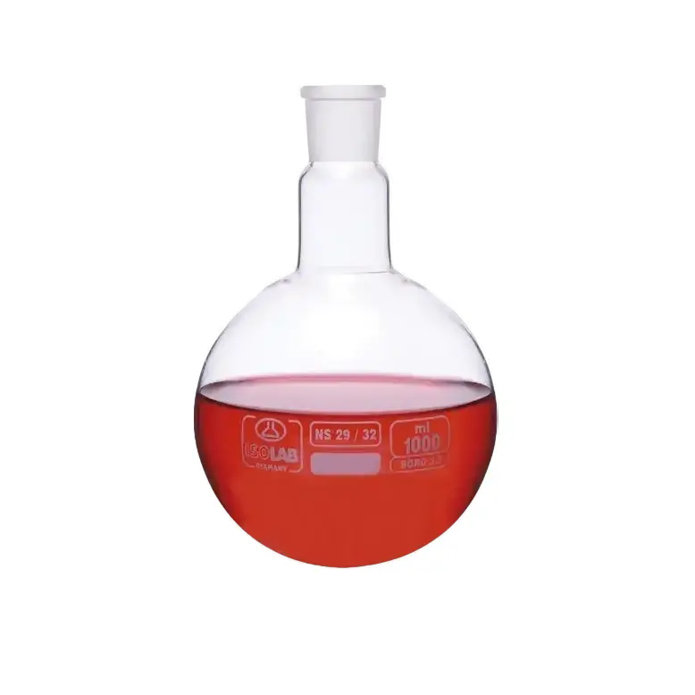 ISOLAB  Balon - Cam - Dibi Yuvarlak - Şilifli - 1000 Ml - Ns24/29