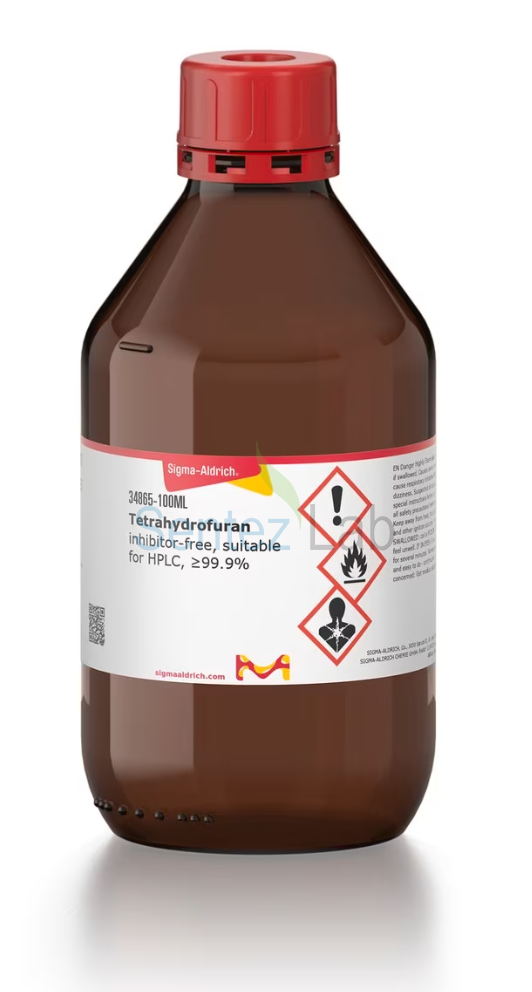 Sigma Aldrich Tetrahydrofuran inhibitor-free suitable for HPLC ≥99.9% Cas 109-99-9 2,5 Litre