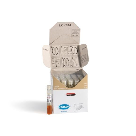 Hach Lange LCK014 KOİ Küvet Testi – 1.000-10.000 mg/L O₂ Kimyasal Oksijen İhtiyacı