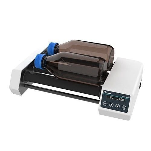 JOANLAB RM-4MAX Yatay Dönme Hareketli Çalkalayıcı 20... 80 rpm / 2 X 1 L Reaktif Şişesi/2 kg