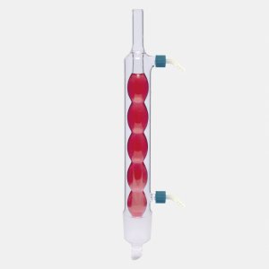 İSOLAB 035.12.500 soğutucu - Allihn - soxhlet için 500 ml - erkek şilif : NS 45/40 - P.P yan kol