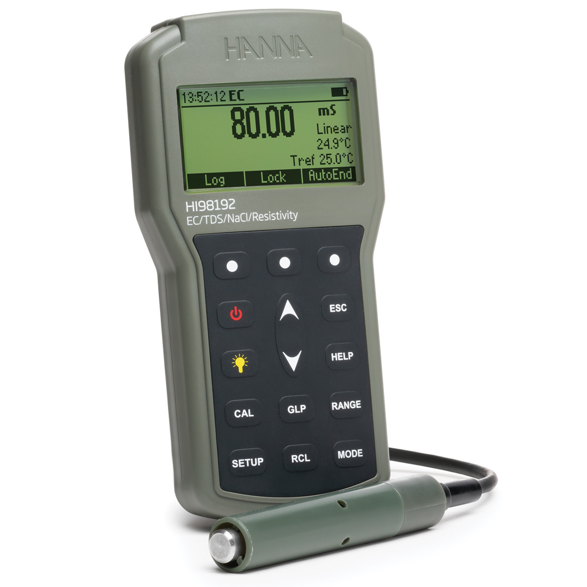 HANNA HI98192 Su geçirmez Portatif EC / TDS / Direnç / Tuzluluk Ölçer