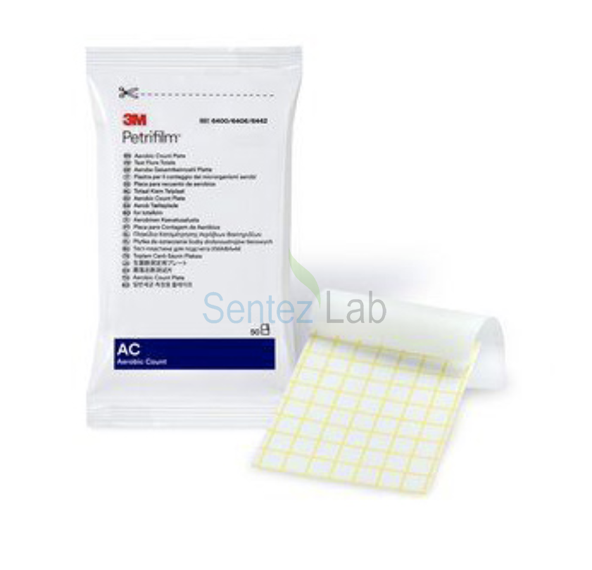 3M™ 06400 Petrifilm™ Toplam Canlı (Aerobic) Sayım Plakası
