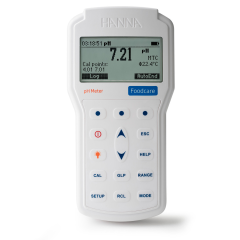 HANNA HI98161 Gıda pH Metresi FSMA Onaylı -2.0 pH... +20.0 pH