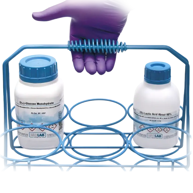 ISOLAB  Şişe Sepeti - Tel - 2500 Ml Şişeler İçin
