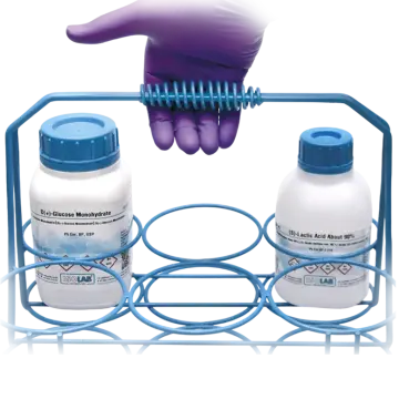 ISOLAB  Şişe Sepeti - Tel - 2500 Ml Şişeler İçin