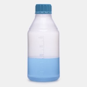 İSOLAB 061.15.100 şişe - ISO - vida kapaklı - orta boyun - P.P - şeffaf - 100ml