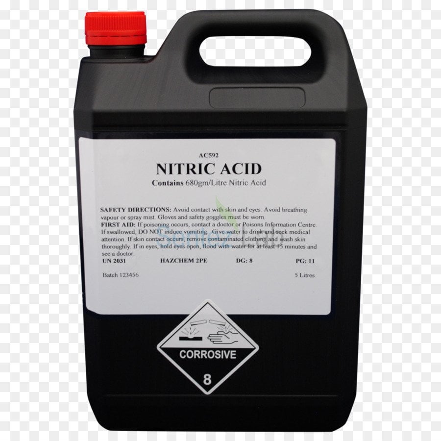 Nitrik Asit - Teknik Kalite 5 Litre Cas 7697-37-2 İnternet satışı yasaktır