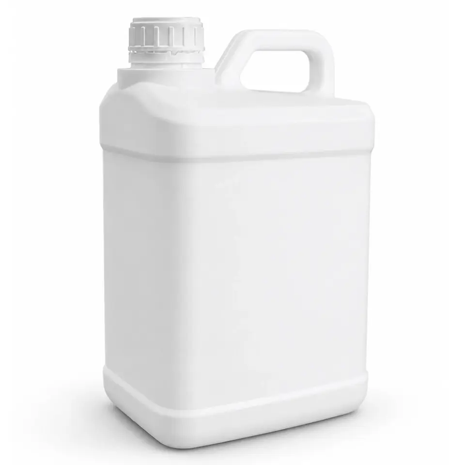 Polietilen HDPE Bidon 5 Litre Vidalı Kapaklı 50 mm 30 Adet - Kimyasal Şişesi