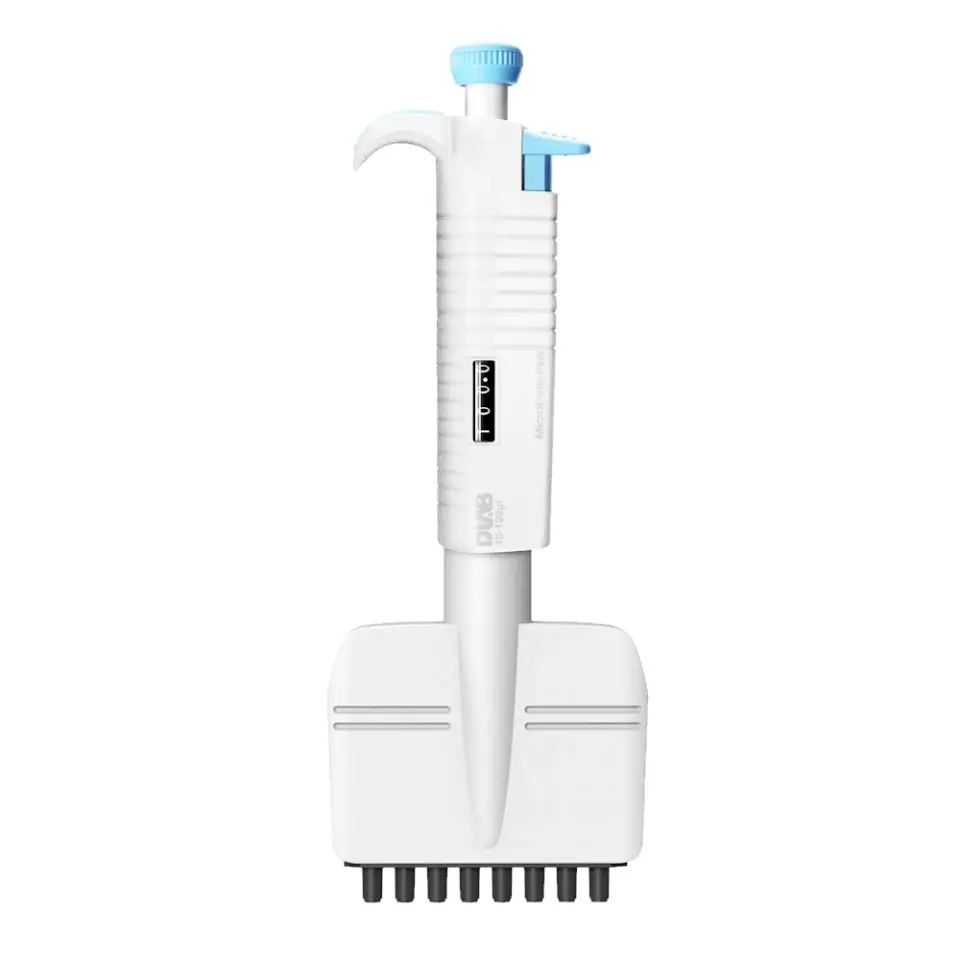 DLAB MicroPette Plus 8 Kanallı Pipet 0,5-10 µL - Ayarlanabilir Hacimli