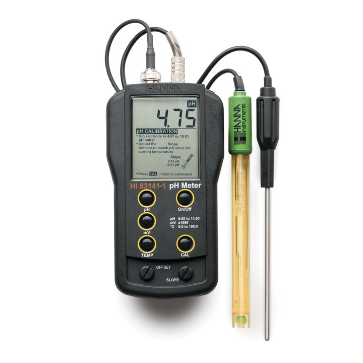 HANNA HI83141 Portatif pH Metre  0.00... +14.00 pH / ±1999 mV / 0... 100 °C