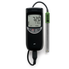 HANNA HI991001 Taşınabilir Su Geçirmez pH / Sıcaklık Metre