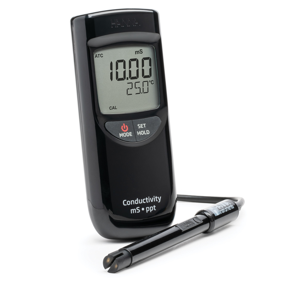 HANNA HI991301 Taşınabilir (Yüksek Aralık) Su Geçirmez pH / EC / TDS Metre