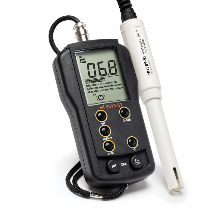 HANNA HI9813-51 Taşınabilir pH / EC / TDS Metre
