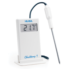 HANNA HI98509 Checktemp® 1 Suya Dayanıklı, Kablolu Problu Çok Hassas Termometre