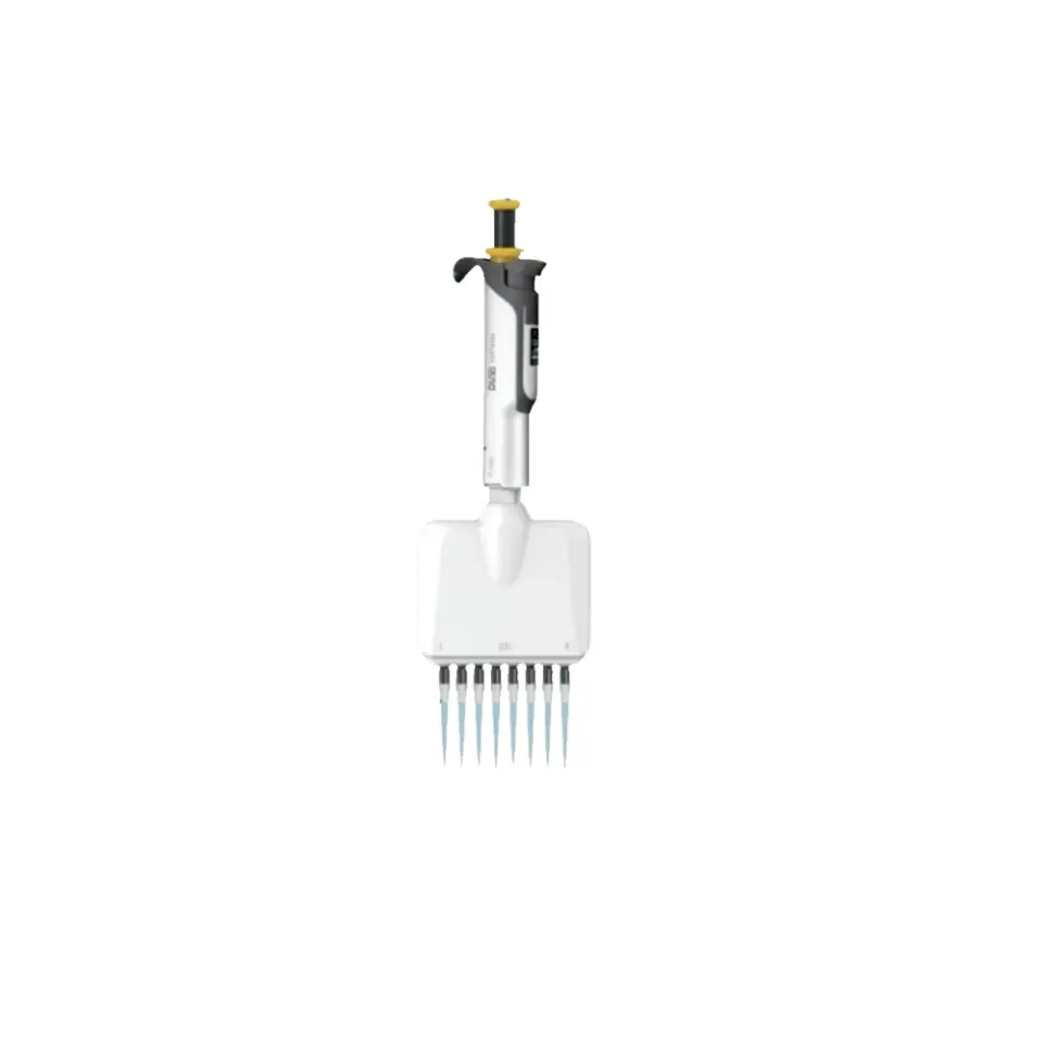 DLAB HiPette 8 Kanallı Otomatik Pipet 10-100 µL - Ayarlanabilir Hacimli