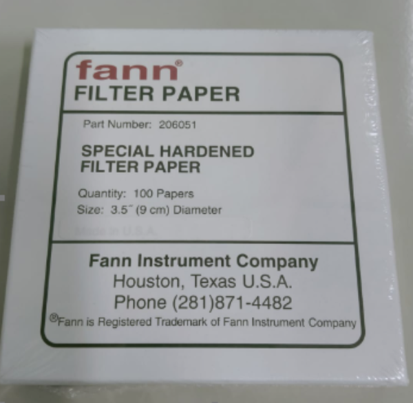 Fann Special Hardened Filter Paper 3.5” (9 cm) – Sertleştirilmiş Laboratuvar Filtre Kağıdı – 100 Adet