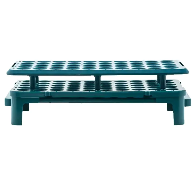ISOLAB  Tüp Standı - Silikon Tutacaklı - 50 Delik - 16 Mm Tüpler İçin
