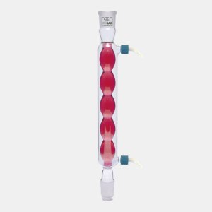 İSOLAB 033.14.253 soğutucu - bullu - 250 mm - dişi şilif : NS 29/32 - erkek şilif : NS 29/32 - P.P yan kol