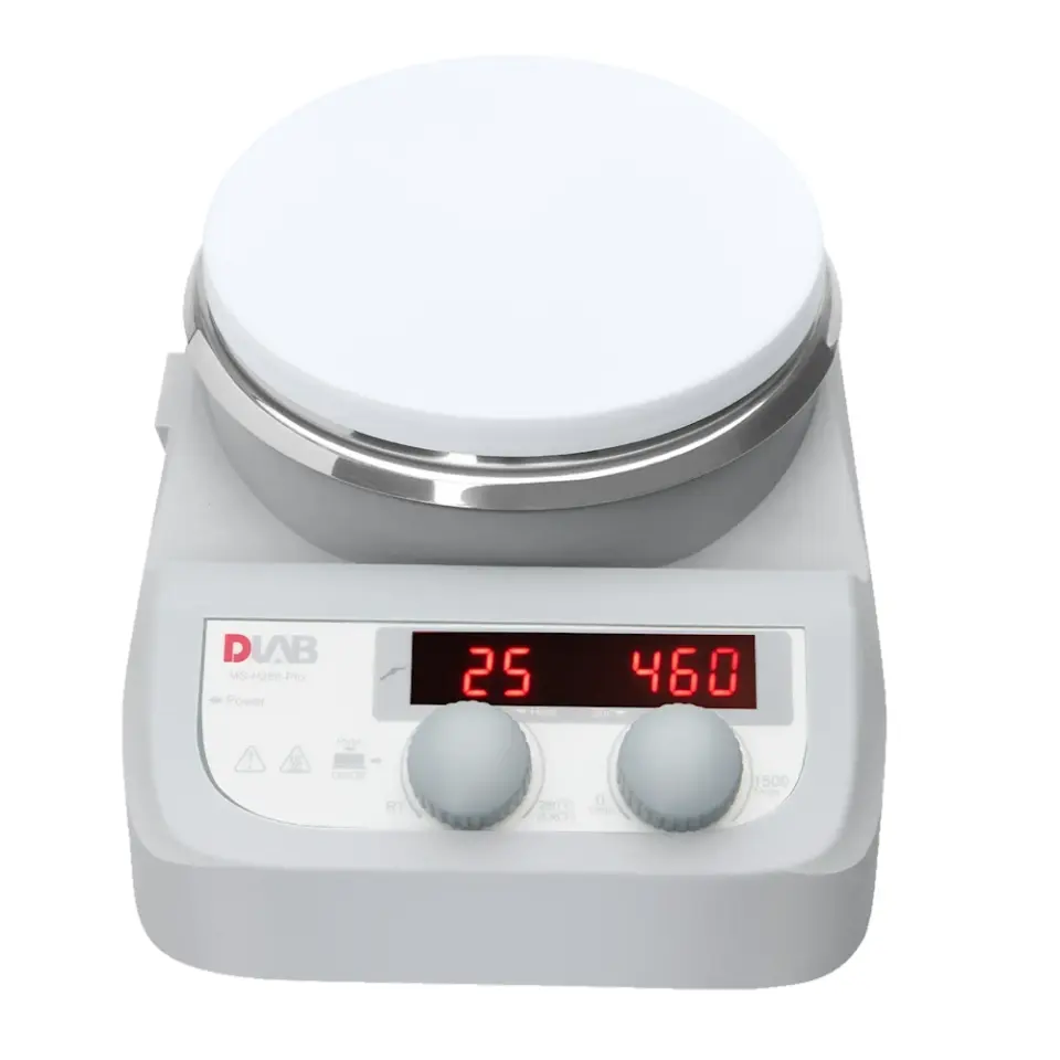 DLAB MS-H280-Pro Isıtıcılı Manyetik Karıştırıcı 280°C, Seramik Kaplı Tabla