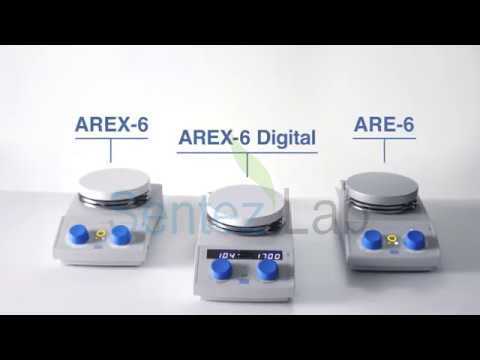 VELP AREX 6 Digital Advanced CerAlTop™ with Probe, Rod and Clamp - Package ISITICILI MANYETİK KARIŞTIRICI 30... 1700 rpm / 20 L