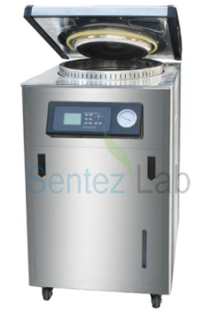 Dik Tip Otoklav    80 Lt - 3 Programlı / Program Girebilme   50-134 oC