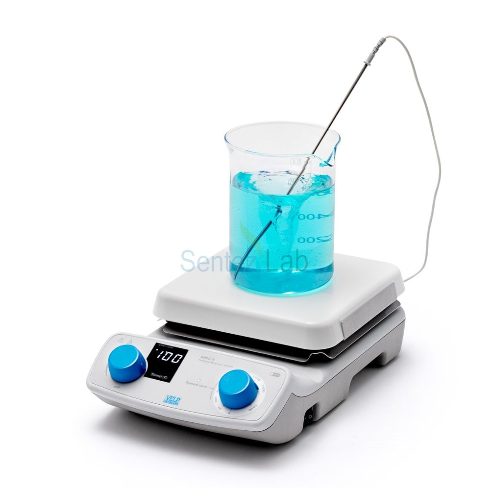 VELP AREC.X Digital with Probe Isıtıcılı Manyetik Karıştırıcı  1500 rpm / 15 L / 550 °C