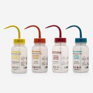 İSOLAB 062.55.500 piset - orta boyunlu - baskılı - metanol - 500 ml