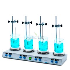 Velp AM4 Digital Pro System Çoklu Isıtıcılı Manyetik Karıştırıcı  1500 rpm / 4 X 20 L / 370 °C