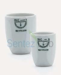 Haldenwanger 79C/1 Porselen Kroze Uzun Tip 24 ml Çap: 35 mm Yükseklik: 44 mm 101/35