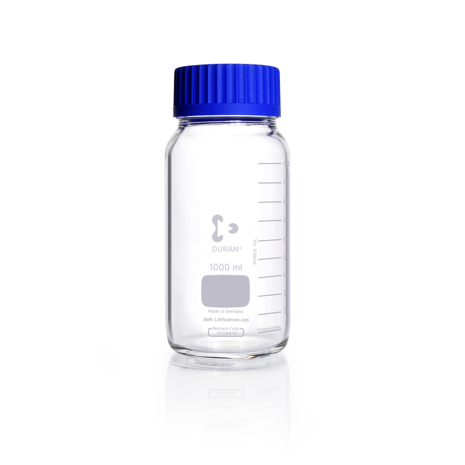 DURAN® GLS 80® Geniş Ağızlı Laboratuvar Şişesi 1000 mL