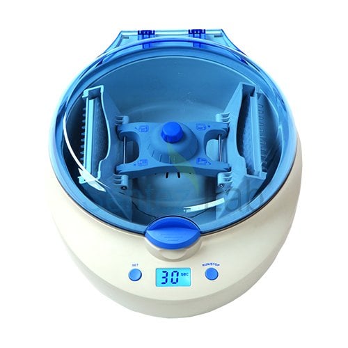 Allsheng MPC-P25 Plate Santrifüj 500-15000 rpm 0.2ml/0.5ml/1.5ml/2ml x 12 Zaman Ayarı
