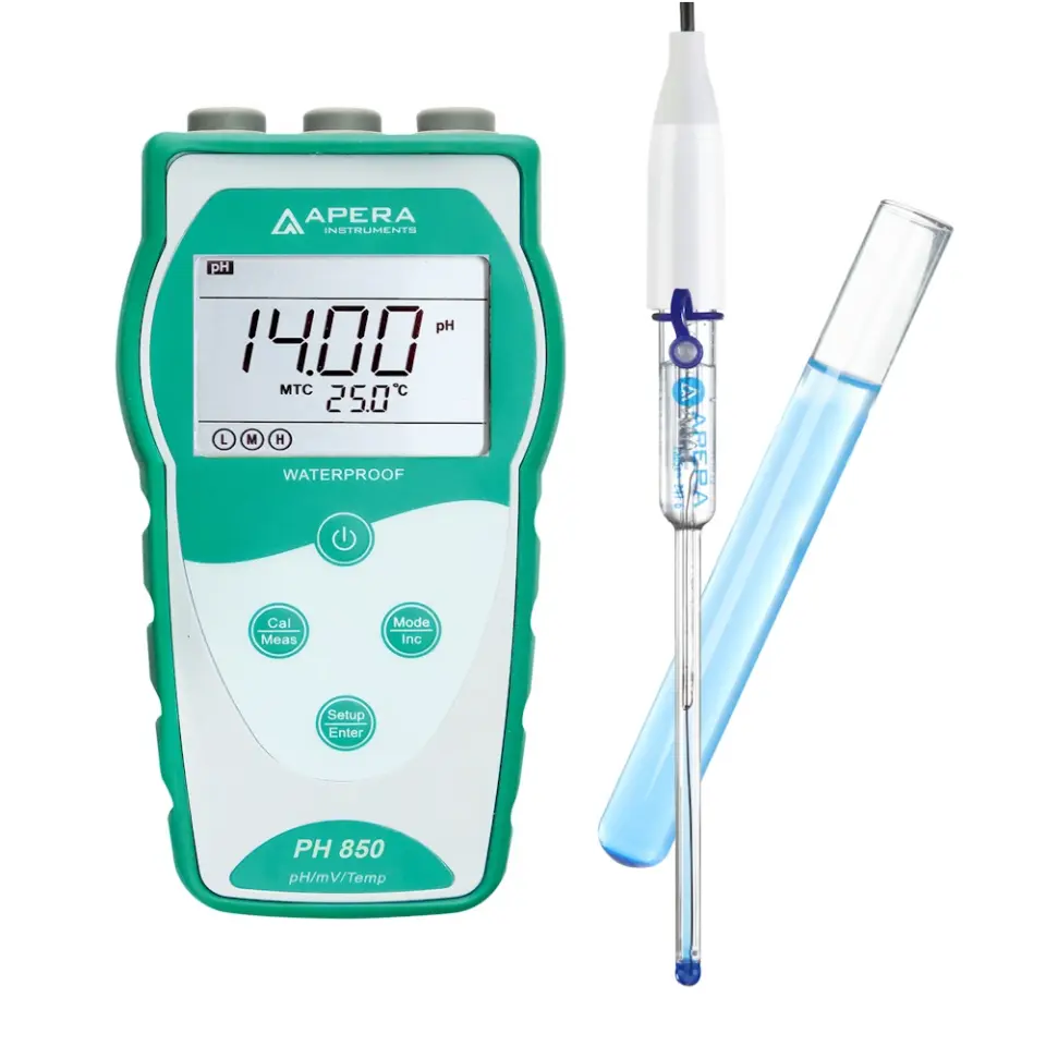 APERA PH850-MS Taşınabilir pH Ölçüm Cihazı – LabSen® 243-6 Elektrotlu - Küçük hacimli sıvı numuneler ve yarı mikro ölçüm uygulamaları
