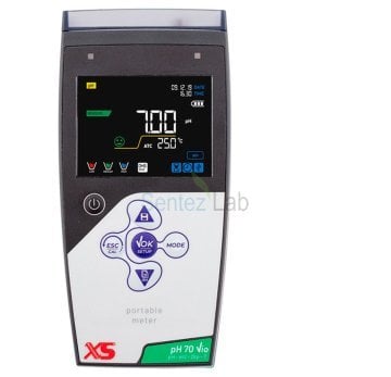 XS Instruments PH 70 portatif pH metre ( pH-mV/ORP–Sıcaklık ölçer – GLP uyumlu – USB çıkışlı ve hafızalı )