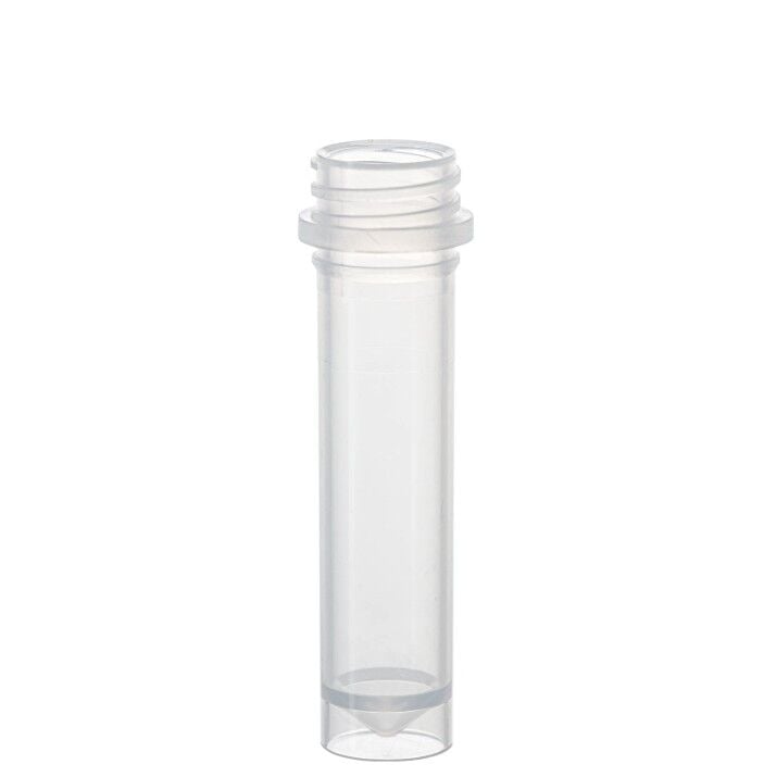 SARSTEDT 72.664 Vidalı Mikro Tüp – 2 mL, PP, Şeffaf, Etekli, Kapaksız, 500 Adet