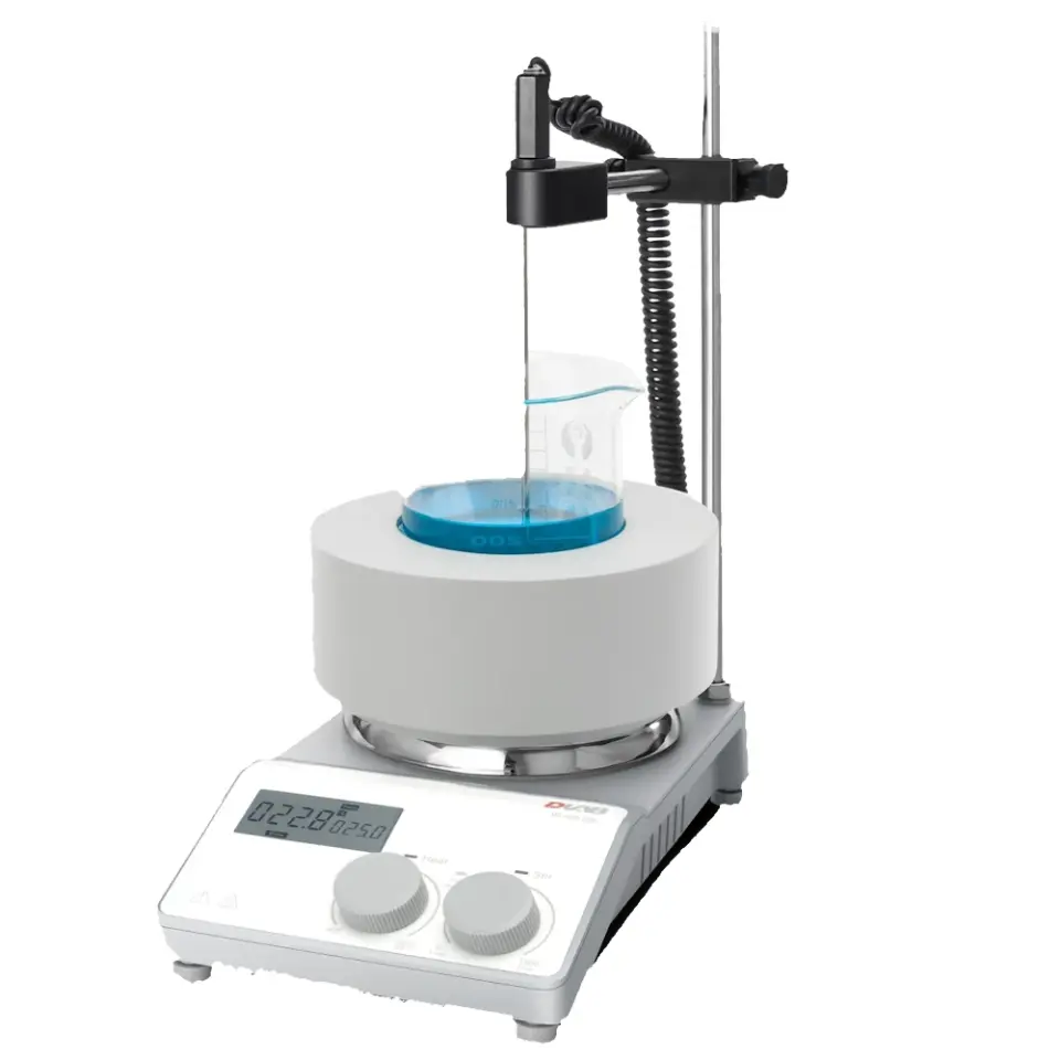 DLAB MS-H280-B250 Beher İçin LCD Dijital Isıtıcılı Mantolu Manyetik Karıştırıcı 250 mL, Sensör ve Stand Dahil