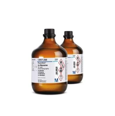 Merck 100795 Hexane ≥98% (GC), suitable for GC/MS, SupraSolv 2,5L 2,5 Litre