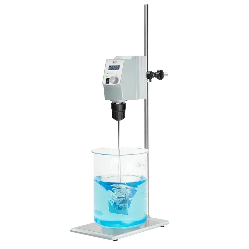 DLAB OS20-Pro Dijital Mekanik Karıştırıcı 20 L, Çapraz Karıştırma Şaftı ve Stand Dahil