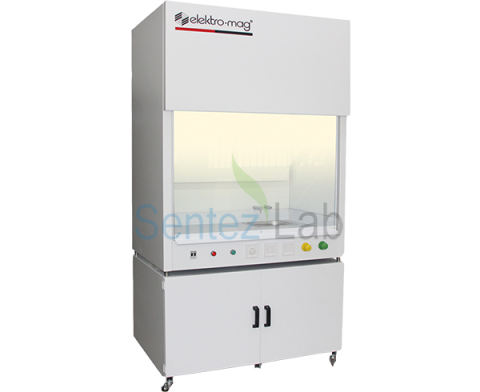 Elektromag EM1201 Ayaklı Çeker Ocak – 1750 m³/saat, 118x90x75 cm