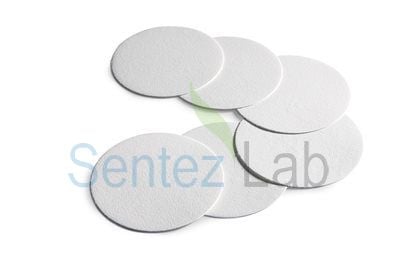 Kantitatif Filtre Kağıdı Beyaz Bant Grade 389 Çap 40,5 mm (Blaine Süzgeç Kağıdı) 100 Adet