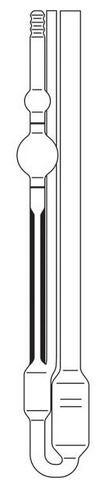 SI Analytics 285400234 / 532 13 Ubbelohde Viskozimetre – Kalibre Edilmiş, DIN Tipi, 3–30 cSt