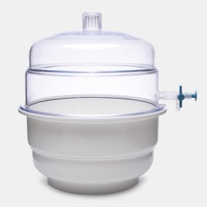 İSOLAB 039.12.250 desikatör - plastik - vakumlu - superior - 250 mm